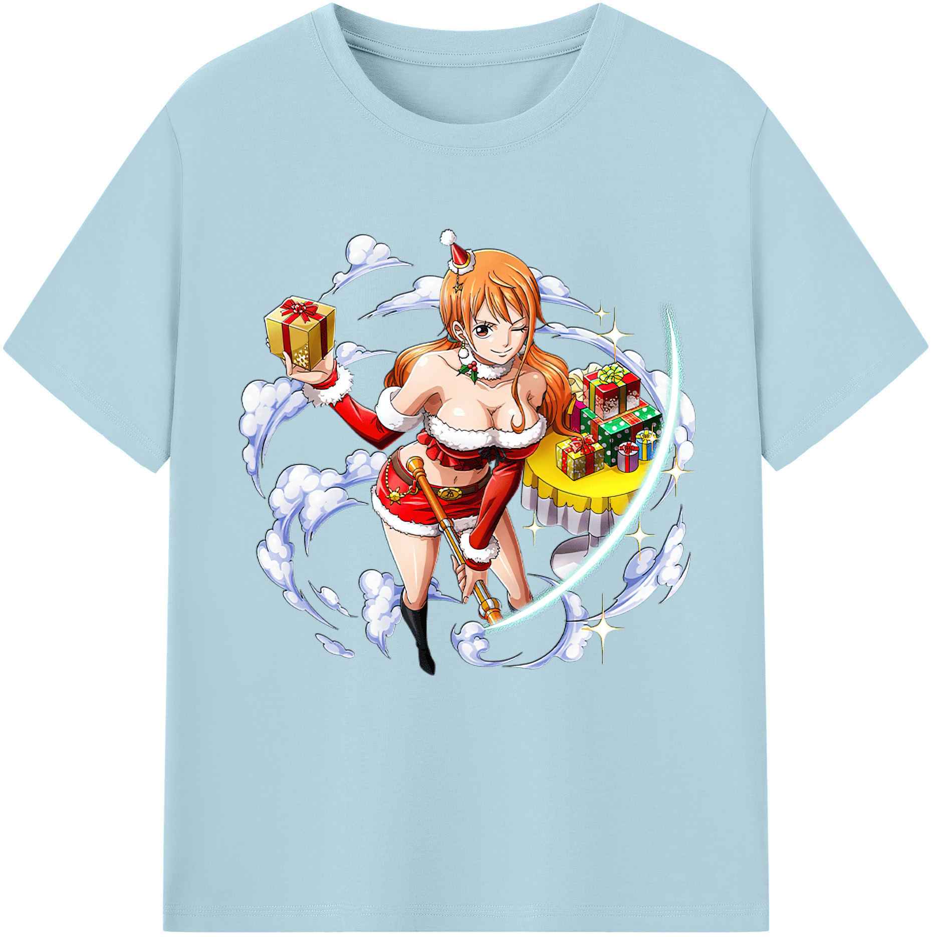 ワンピース ナミ ONE PIECE Nami 綿100％半袖Tシャツ（フロントプリント）